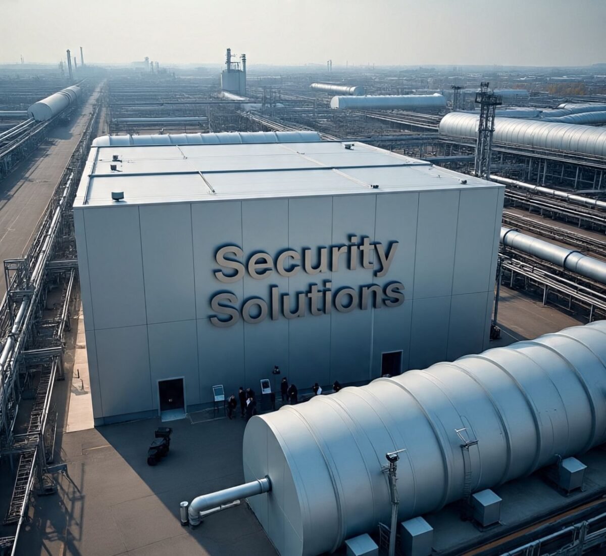 Security Solutions facility in an industrial area.